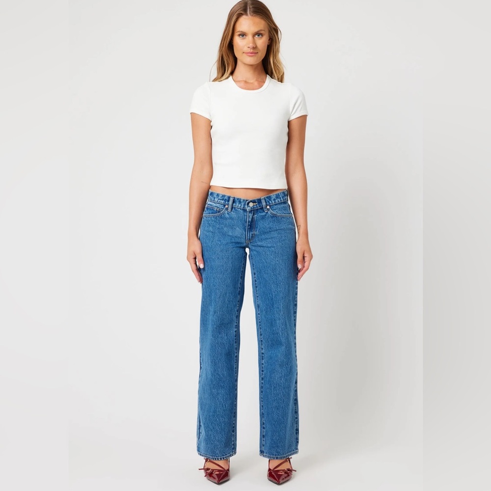 Abrand 99 low and wide jeans, size 25